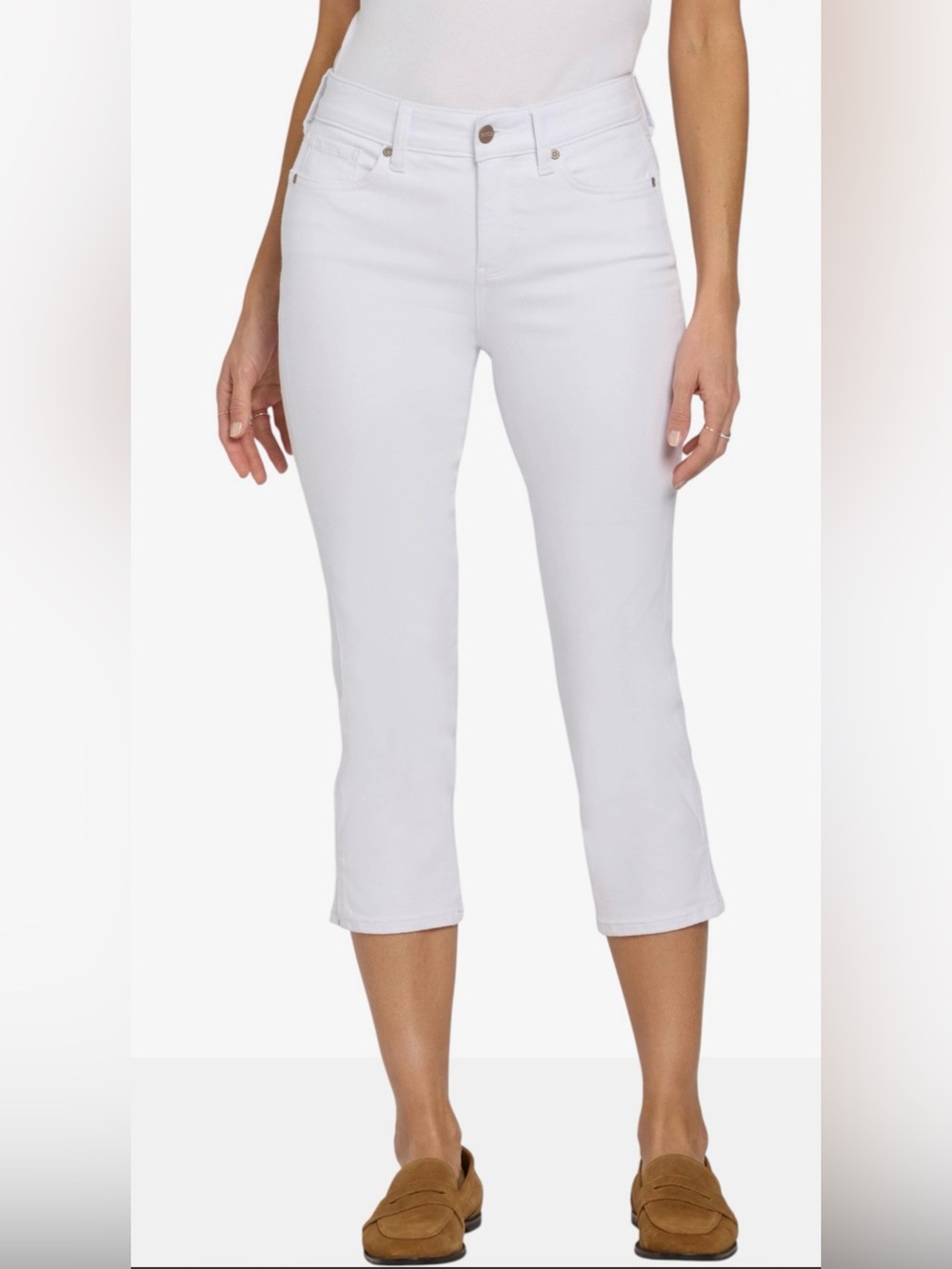 NYDJ Chloe Capri with Side Slits size 16 NWT